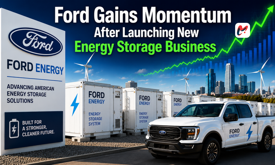 Ford Gains Momentum After Launching New Energy Storage Business