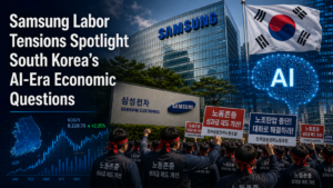 Samsung Labor Tensions Spotlight South Korea’s AI-Era Economic Questions