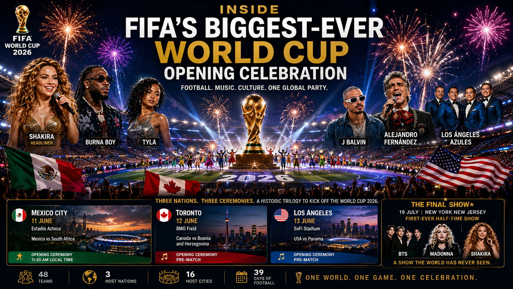 Inside FIFA’s Biggest-Ever World Cup Opening Celebration