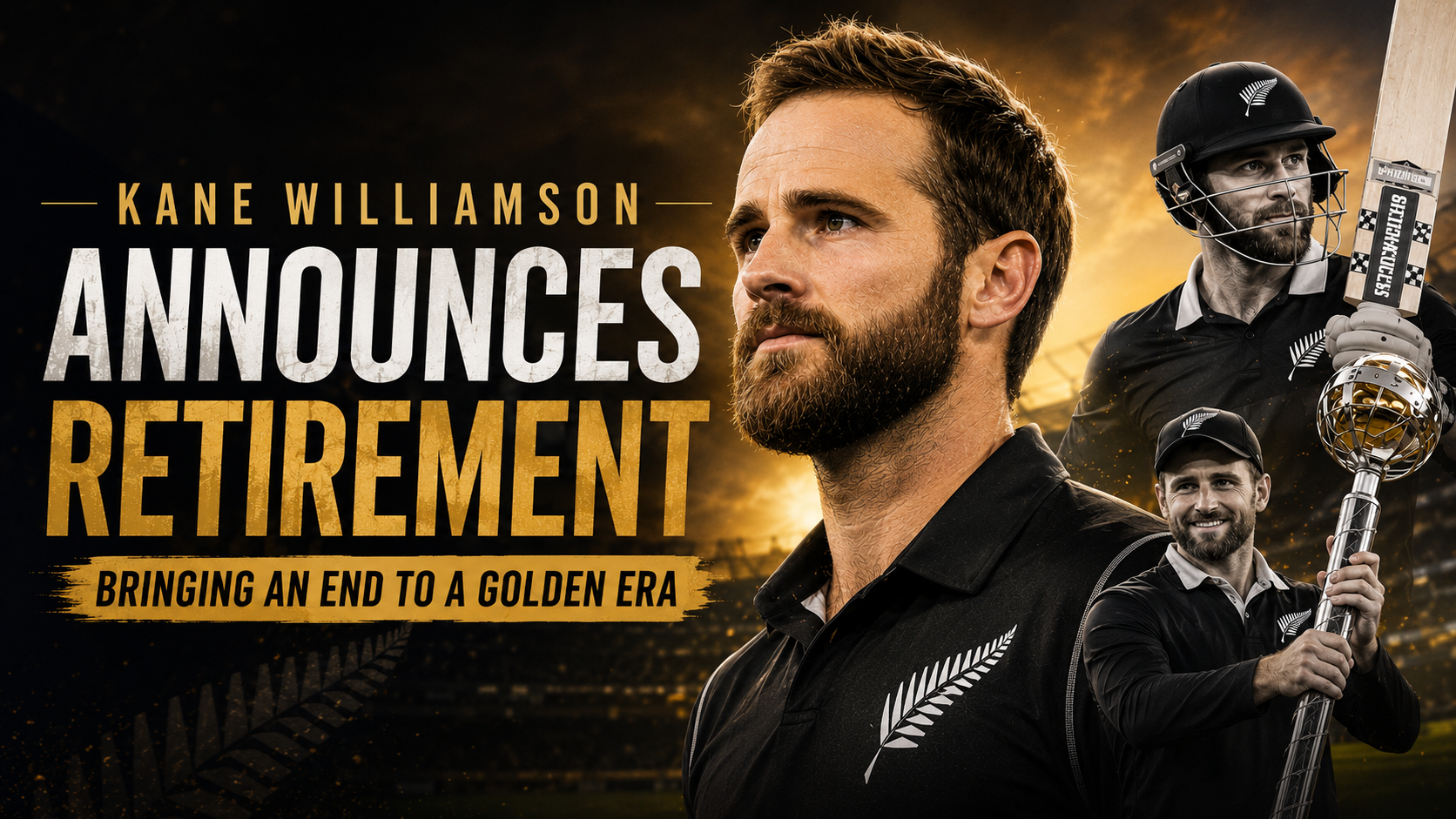 Kane Williamson Announces Retirement, Bringing an End to a Golden Era